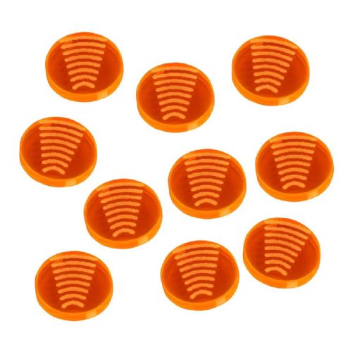 LITKO Space Fighter 2nd Edition Tractor Tokens, Fluorescent Orange (10)